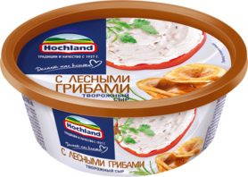 Творожный сыр Hochland с лесными грибами Творожный сыр Hochland с лесными грибами