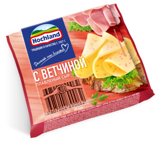 Плавленый сыр Hochland с ветчиной Плавленый сыр Hochland с ветчиной